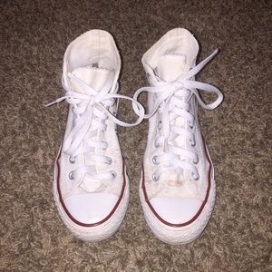 white high top converse